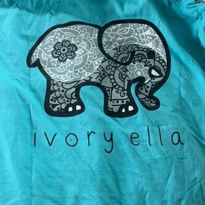 Short sleeve ivory Ella tee